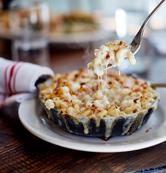 A photo of the mac + cheese at The Smith.
